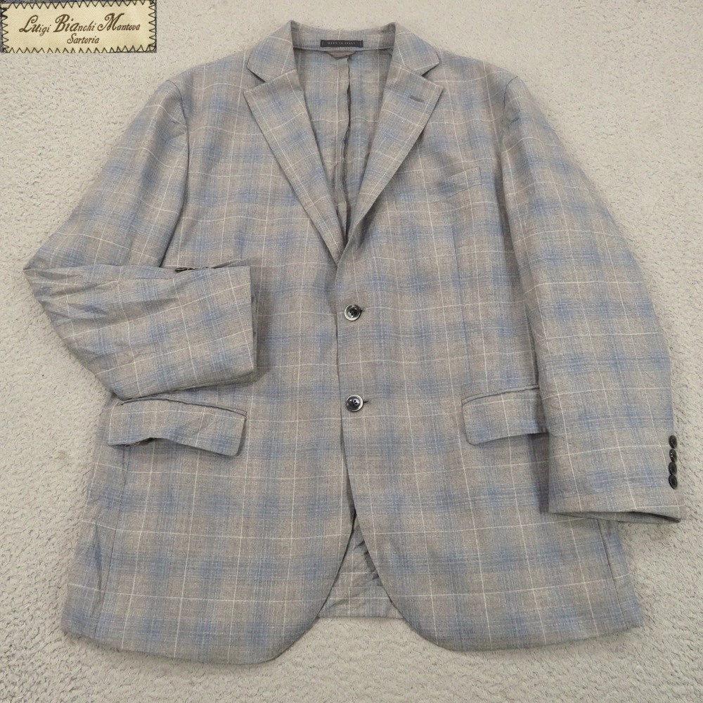 Lubiam Sport Coat 46R Virgin Wool Unstructured Luigi Bianchi Mantova Blazer Men